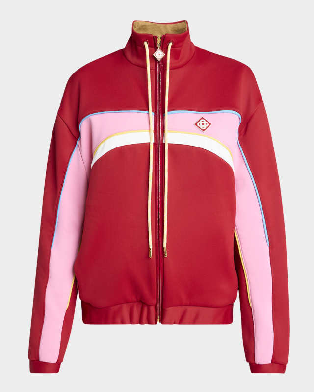 Colorblock Oversized Track Jacket